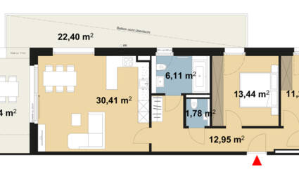 Grundriss Wohnung 05 