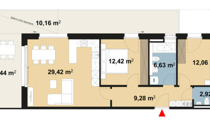 Grundriss Wohnung 03 