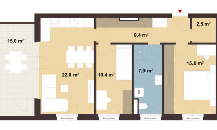 Ackerweg, Feldkirch-Grundriss Whg 10