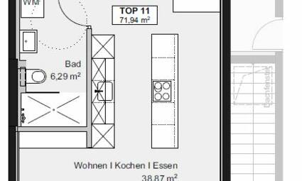 Hellbrunnenstrasse Hohenems Whg B11 3-Zimmer