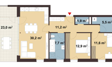 Ankergasse, Hard-Grundriss Whg 03