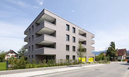Wohnanlage Sebastianstraße, Feldkirch - Südwest-Ansicht Wohnanlage Sebastianstraße, Feldkirch - Südwest-Ansicht