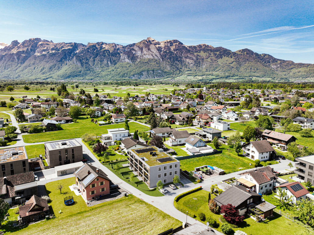 Ackerweg, Feldkirch-Luftbild-Südost