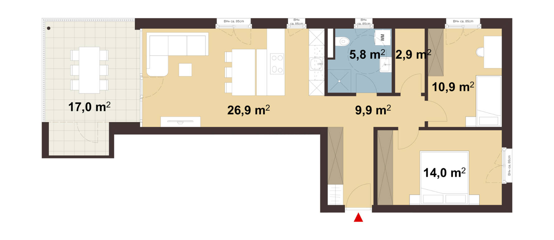 Ackerweg, Feldkirch-Grundriss Whg 06