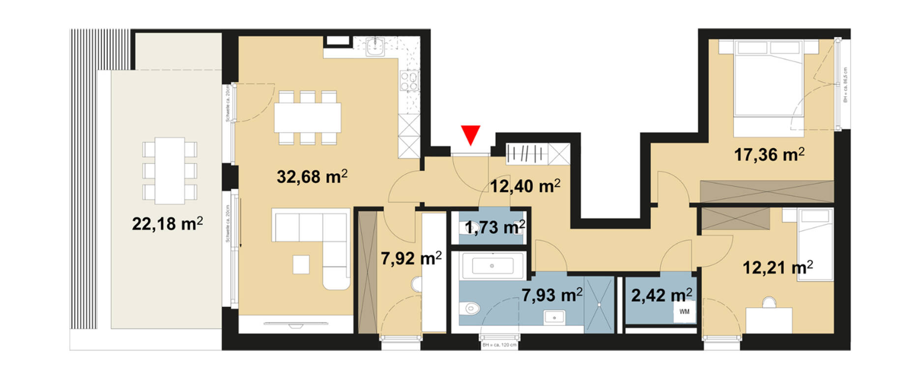 Grundriss Wohnung 04