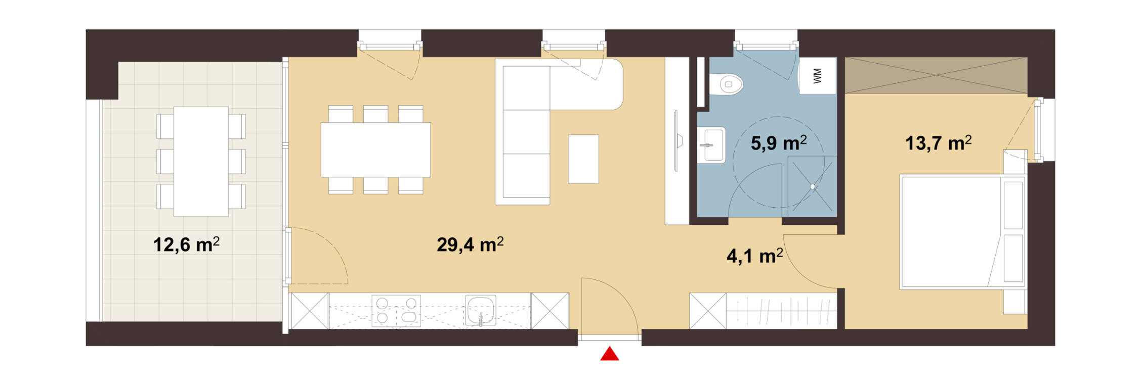 Ankergasse, Hard-Grundriss Whg 02