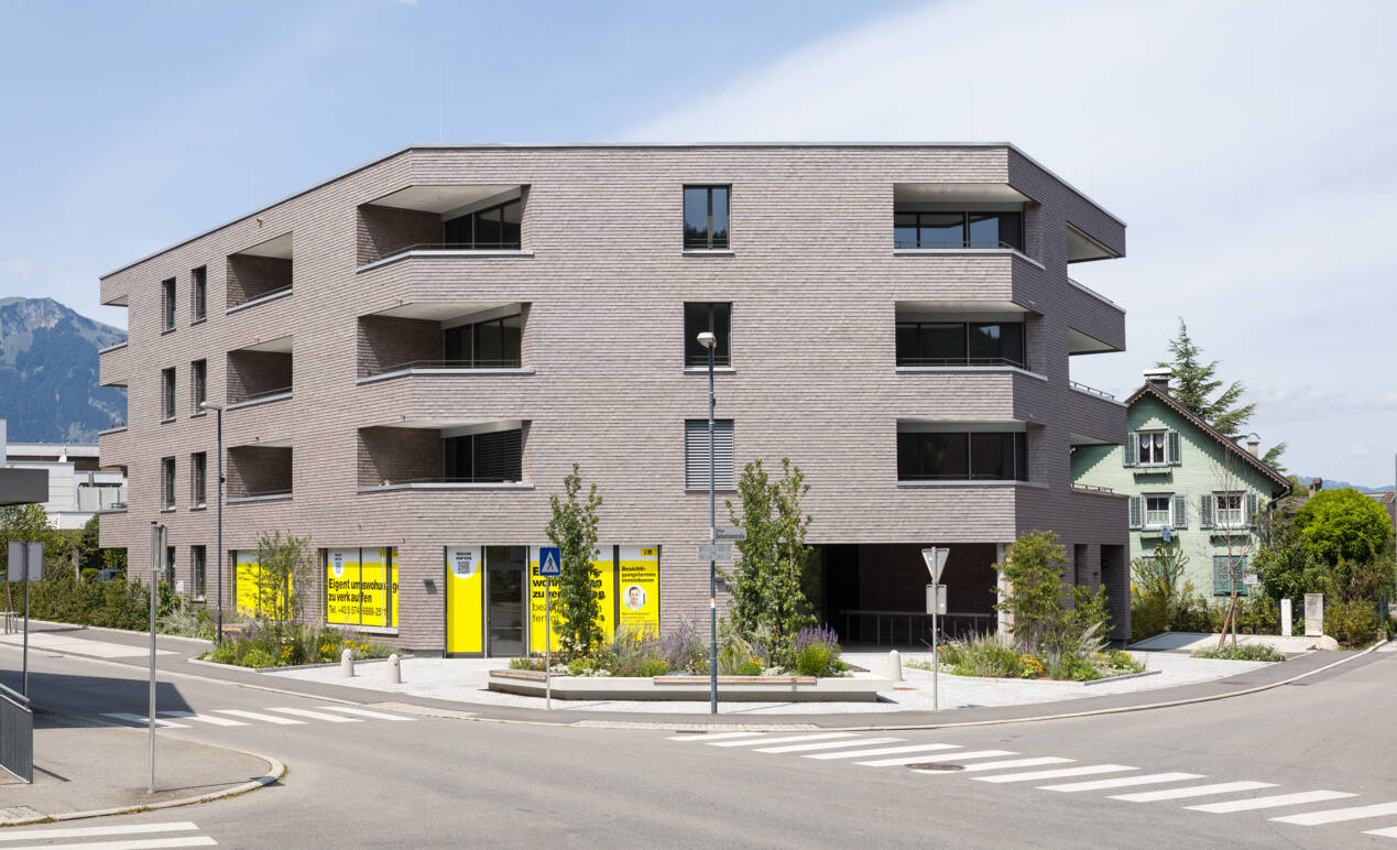 Wohnanlage Sebastianstraße, Feldkirch - Südost-Ansicht Wohnanlage Sebastianstraße, Feldkirch - Südost-Ansicht