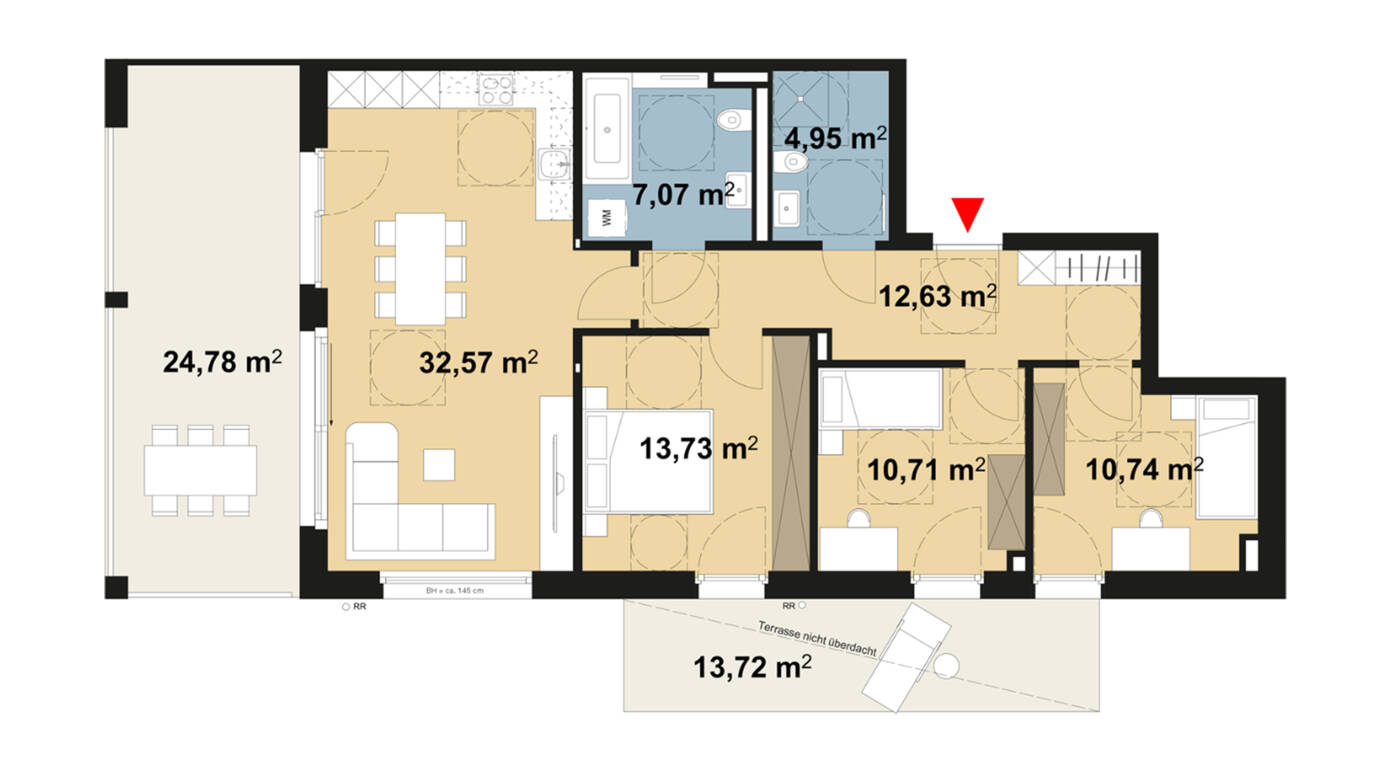 Grundriss Wohnung 02